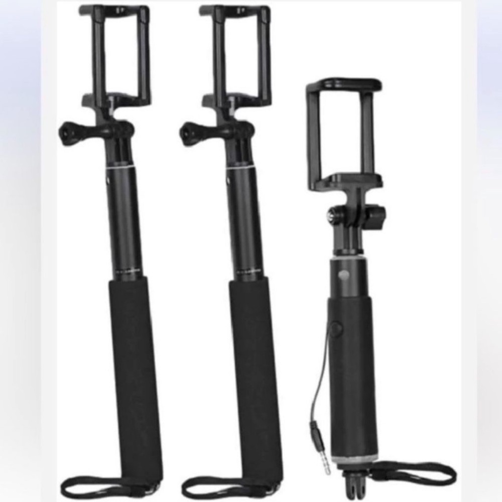 SUNPAK SelfStick 3 PACK (TWO BLUETOOTH & ONE WIRED) SOFT POUCHES INCLUDED🌟NWT🌟
